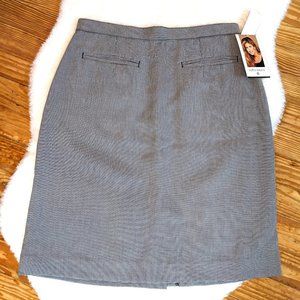 Vintage Kathy Ireland Houndstooth Pencil Skirt, New with Tags